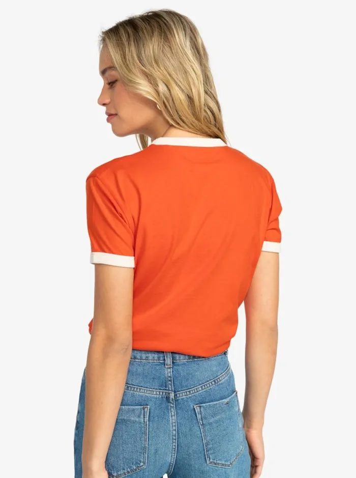 Roxy Tops Roxy X Grl Swirl Ringer TShirt Tigerlily 8211 Women Roxy Tops Roxy X Grl Swirl Ringer TShirt Tigerlily 8211 Women