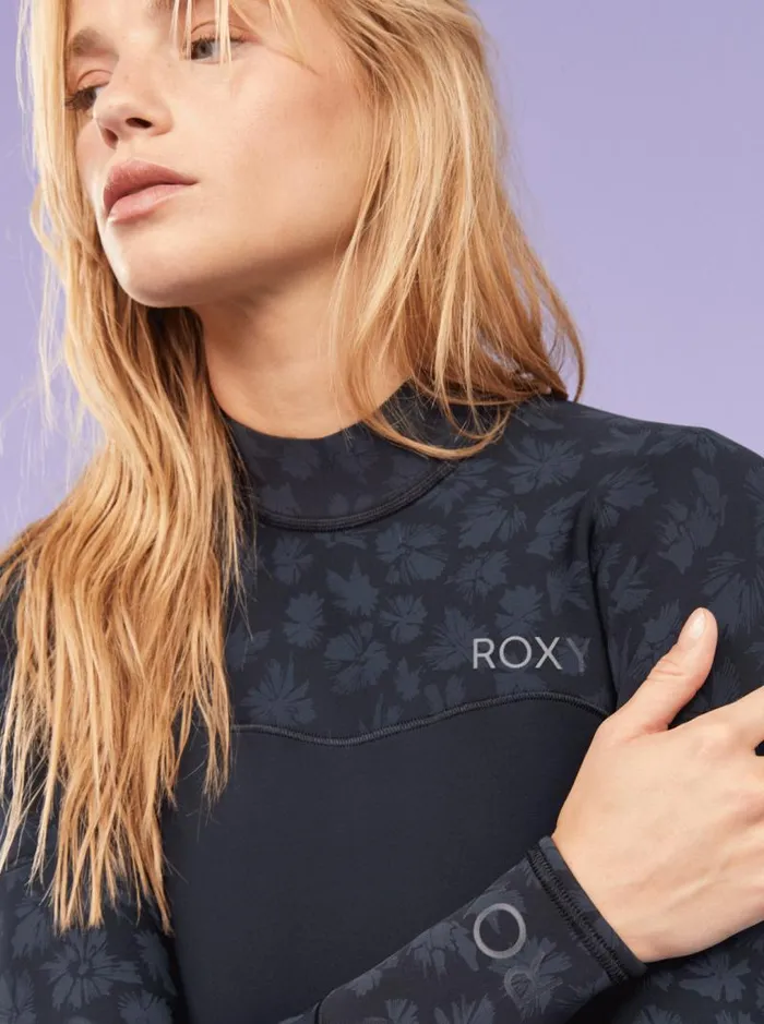 Roxy Wetsuits 2mm Swell Series Long Sleeve Back Zip Springsuit Black 8211 Women