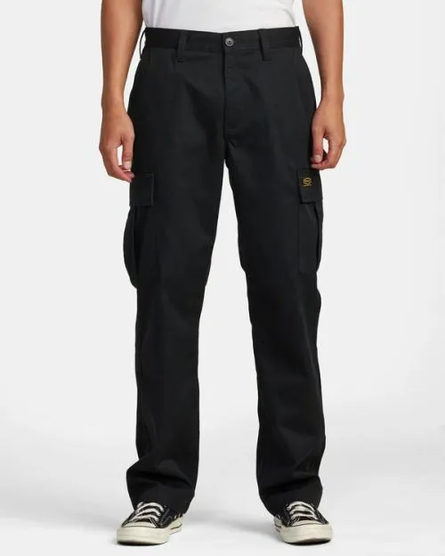 Rvca Americana Cargo Pants Rvca Black Men Pants
