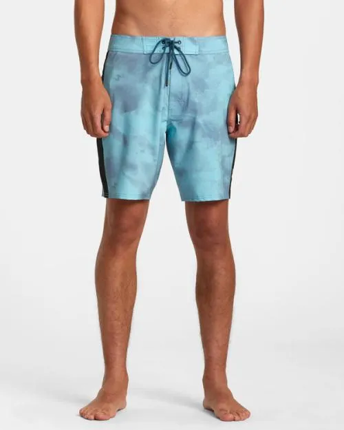 Rvca Apex Boardshorts 18034 Duck Blue Men Boardshorts