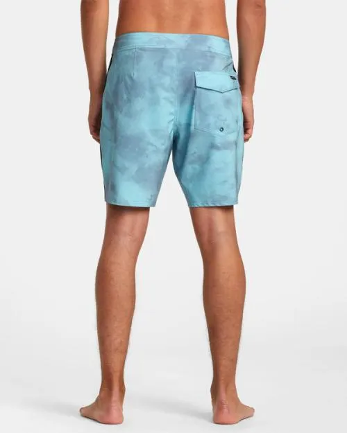 Rvca Apex Boardshorts 18034 Duck Blue Men Boardshorts