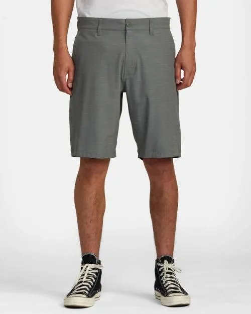 Rvca Balance Hybrid 20034 Shorts Olive Men Shorts and Hybrids