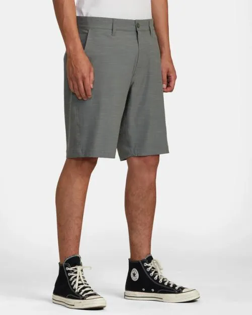 Rvca Balance Hybrid 20034 Shorts Olive Men Shorts and Hybrids