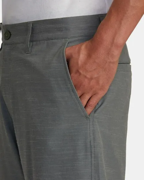 Rvca Balance Hybrid 20034 Shorts Olive Men Shorts and Hybrids