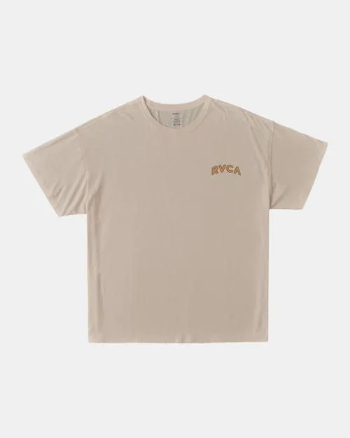 Rvca Banjo Tee Chalk Women Tees and Tanks