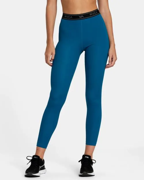 Rvca Base Workout Leggings Teal SportWomen Pants