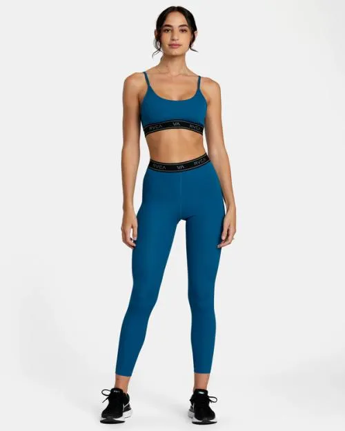 Rvca Base Workout Leggings Teal SportWomen Pants
