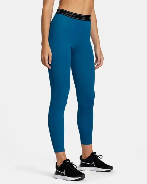 Rvca Base Workout Leggings Teal SportWomen Pants