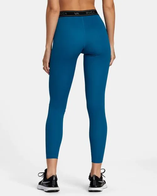 Rvca Base Workout Leggings Teal SportWomen Pants
