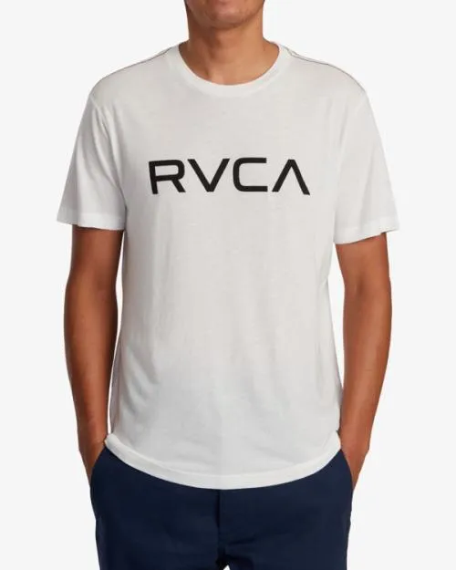 Rvca Big Tee Antique White Men Short Sleeves