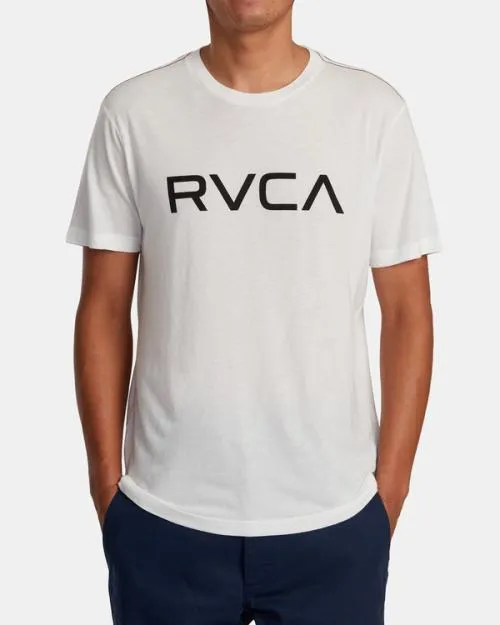 Rvca Big Tee Antique White Men Short Sleeves