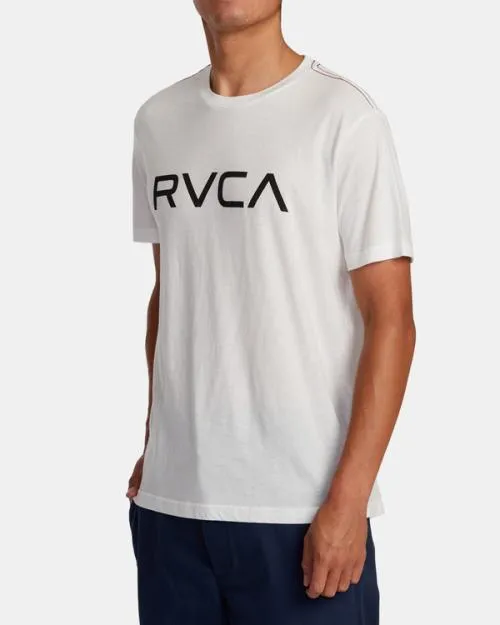 Rvca Big Tee Antique White Men Short Sleeves