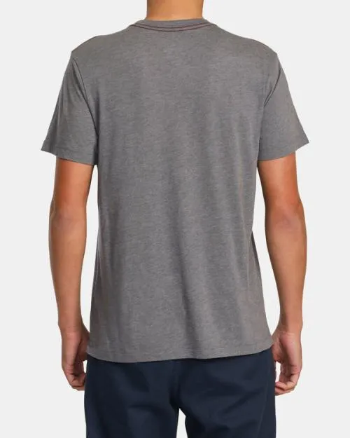 Rvca Big Tee Smoke Black Men Short Sleeves