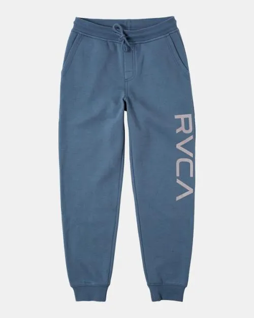 Rvca Boy039s Big Sweatpants Industrial Blue Boys Denim and Pants