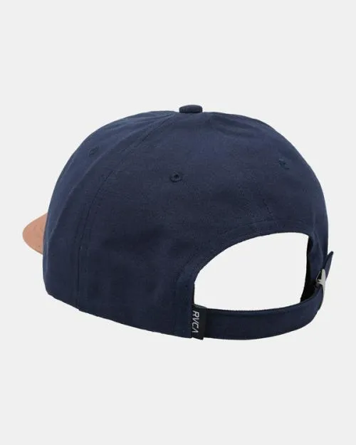 Rvca Chainmail Baseball Hat Indigo Men Hats and Beanies