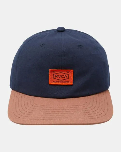Rvca Chainmail Baseball Hat Indigo Men Hats and Beanies