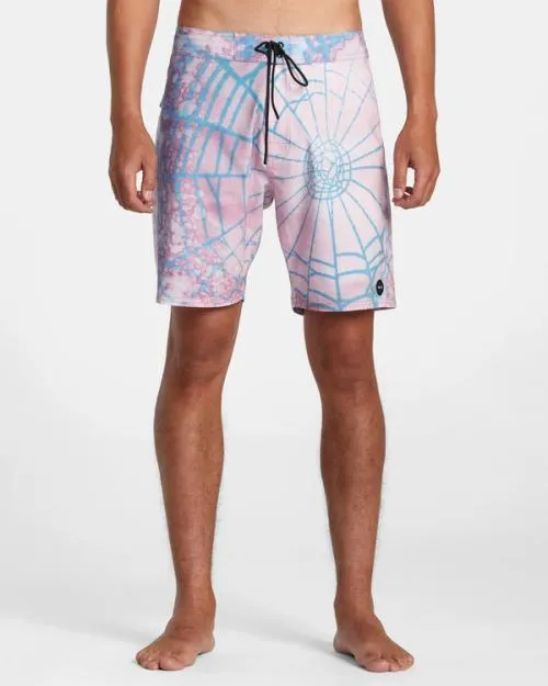 Rvca Colin Sussingham Boardshorts 18034 Light Purple Men Boardshorts