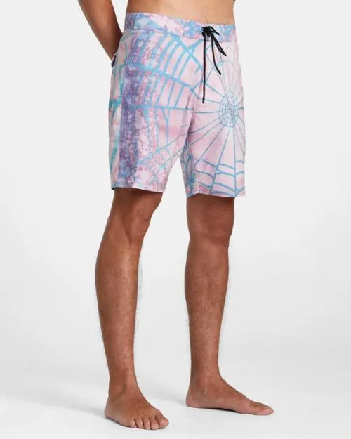 Rvca Colin Sussingham Boardshorts 18034 Light Purple Men Boardshorts