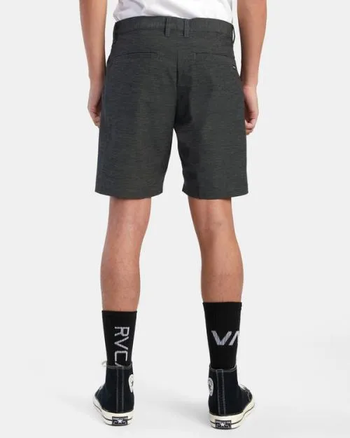 Rvca Daggers Chino Hybrid Boardshorts Black Men Shorts and Hybrids