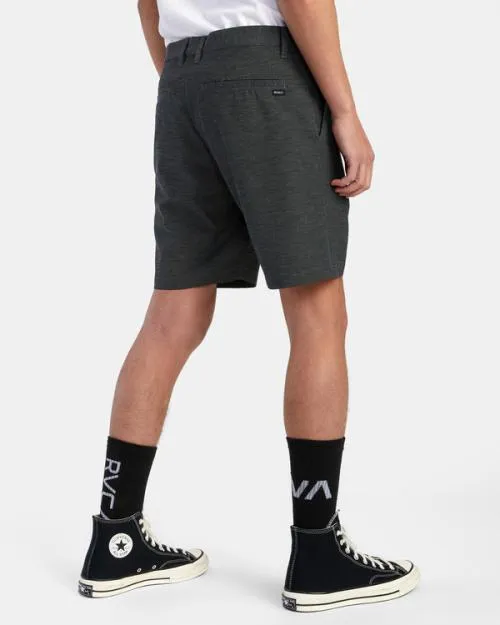 Rvca Daggers Chino Hybrid Boardshorts Black Men Shorts and Hybrids