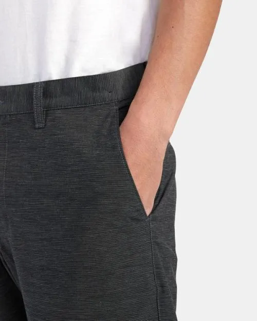 Rvca Daggers Chino Hybrid Boardshorts Black Men Shorts and Hybrids