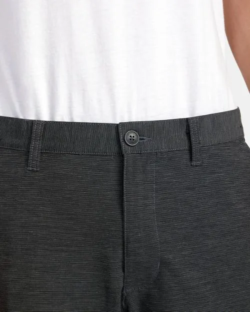 Rvca Daggers Chino Hybrid Boardshorts Black Men Shorts and Hybrids