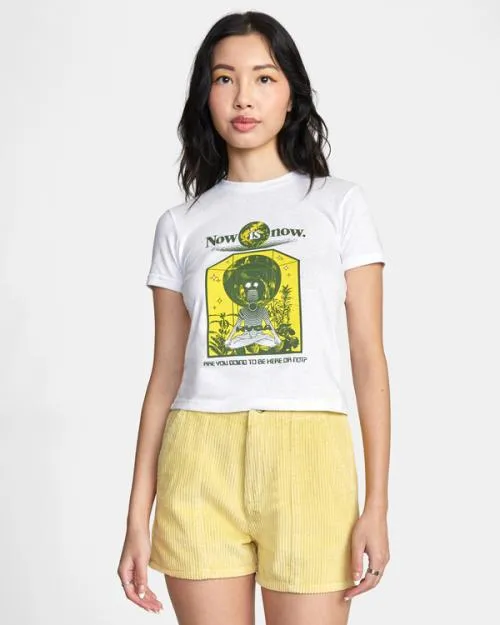 Rvca Daylight Corduroy Shorts Mellow Yellow Women Shorts and Skirts