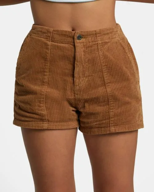 Rvca Daylight Corduroy Shorts Sienna Women Shorts and Skirts