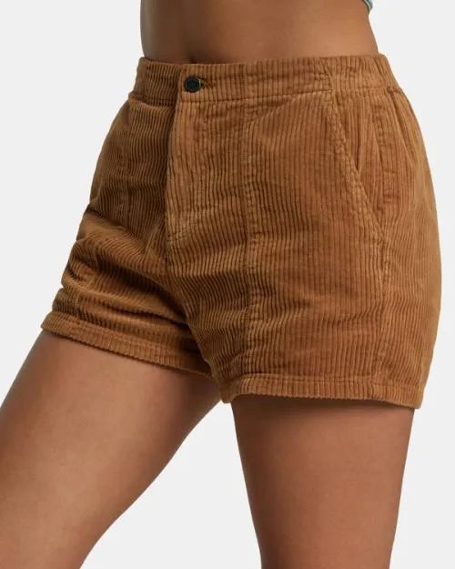 Rvca Daylight Corduroy Shorts Sienna Women Shorts and Skirts