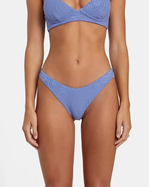 Rvca Dazed Shimmer Skimpy Bikini Bottoms Coast Women Bikini Bottoms