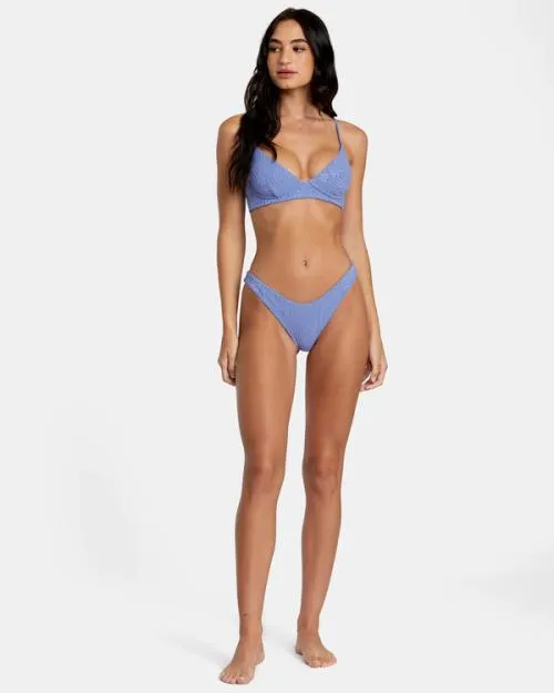 Rvca Dazed Shimmer Skimpy Bikini Bottoms Coast Women Bikini Bottoms