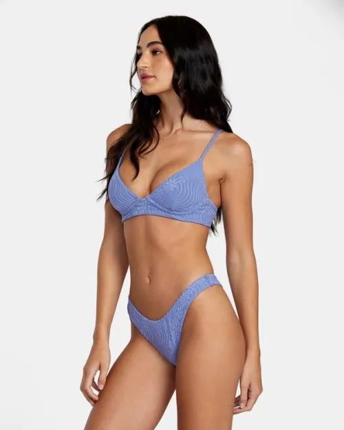 Rvca Dazed Shimmer Skimpy Bikini Bottoms Coast Women Bikini Bottoms