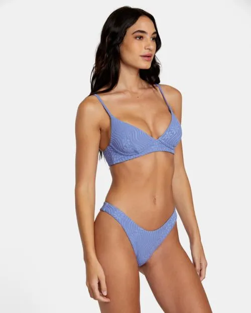 Rvca Dazed Shimmer Skimpy Bikini Bottoms Coast Women Bikini Bottoms