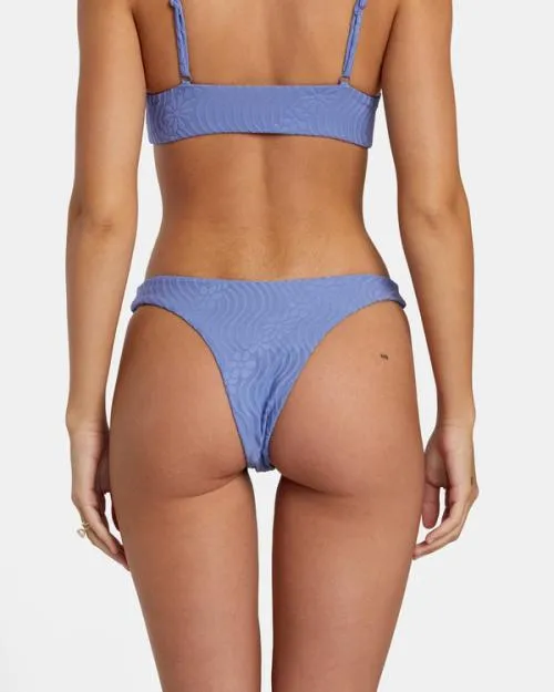 Rvca Dazed Shimmer Skimpy Bikini Bottoms Coast Women Bikini Bottoms