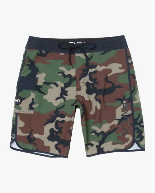 Rvca Eastern Boardshorts 20034 Woodland Camo Men Boardshorts