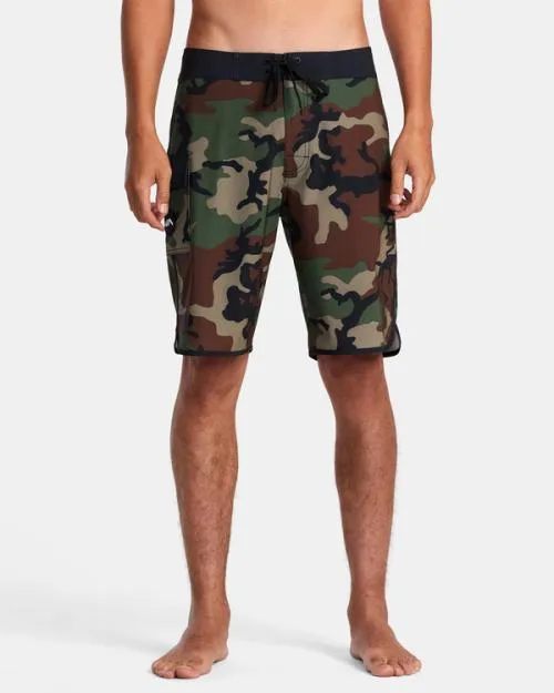 Rvca Eastern Boardshorts 20034 Woodland Camo Men Boardshorts