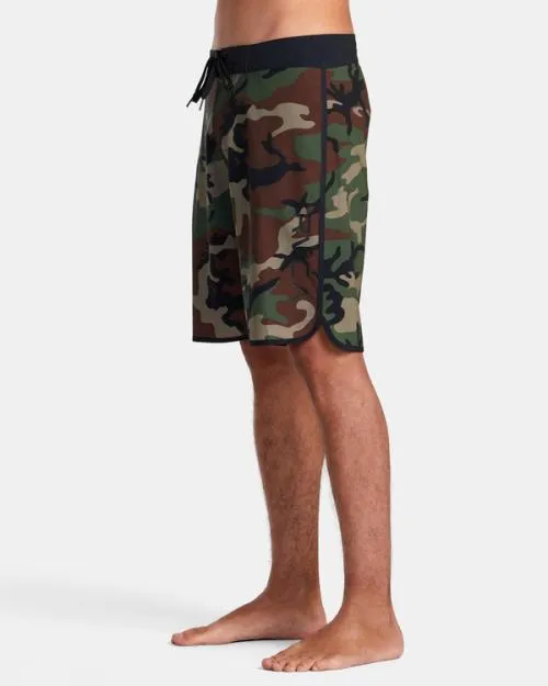 Rvca Eastern Boardshorts 20034 Woodland Camo Men Boardshorts