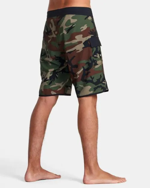 Rvca Eastern Boardshorts 20034 Woodland Camo Men Boardshorts