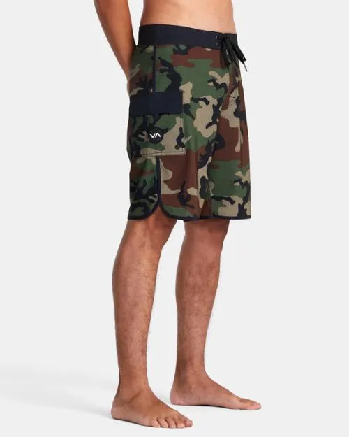 Rvca Eastern Boardshorts 20034 Woodland Camo Men Boardshorts