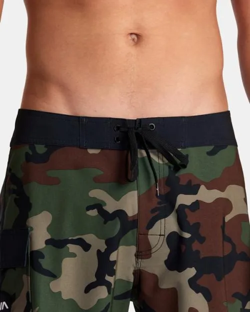 Rvca Eastern Boardshorts 20034 Woodland Camo Men Boardshorts