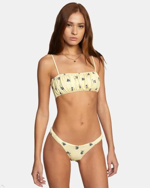 Rvca Easy To Love French Bikini Bottoms Sunshine Women Bikini Bottoms