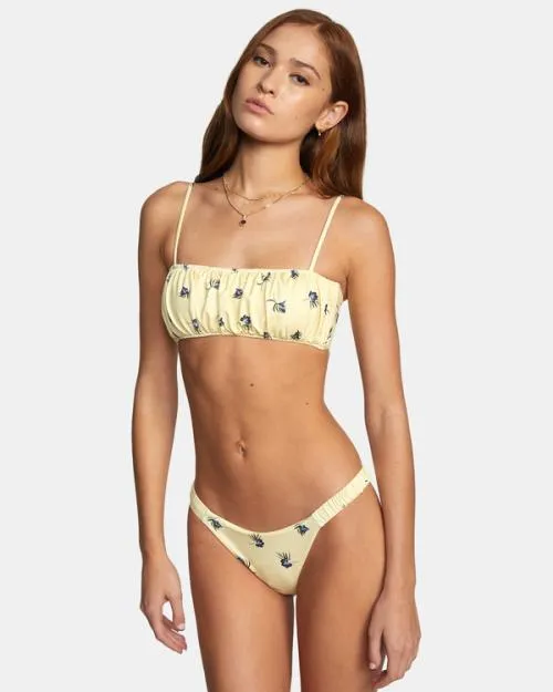 Rvca Easy To Love French Bikini Bottoms Sunshine Women Bikini Bottoms