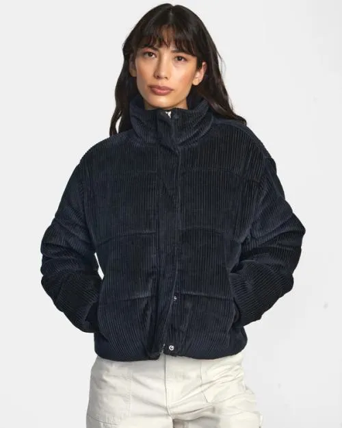 Rvca Eezeh Puffer JACKET Rvca Black Women Jackets