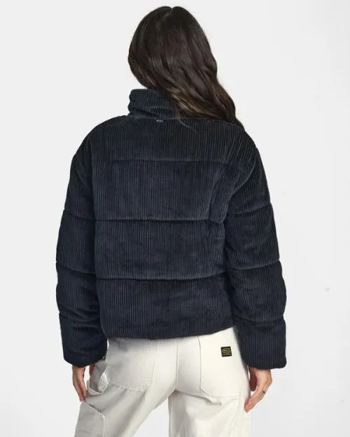 Rvca Eezeh Puffer JACKET Rvca Black Women Jackets