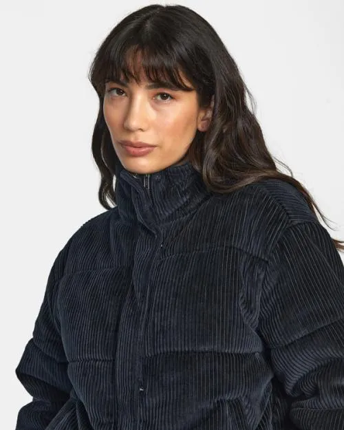 Rvca Eezeh Puffer JACKET Rvca Black Women Jackets