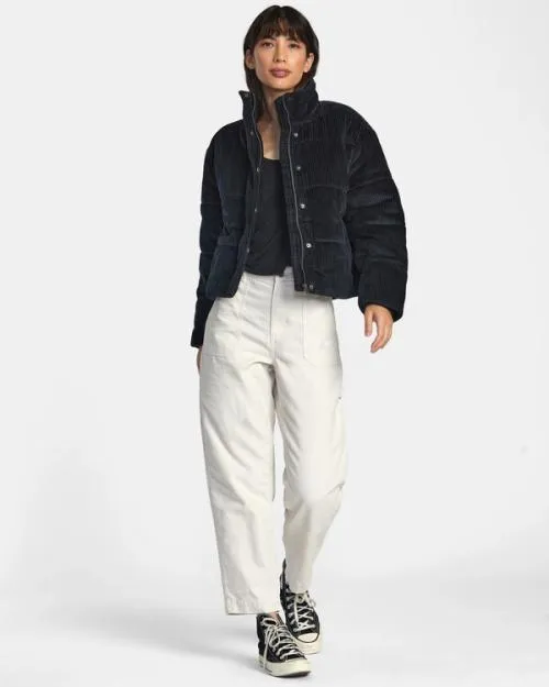 Rvca Eezeh Puffer JACKET Rvca Black Women Jackets