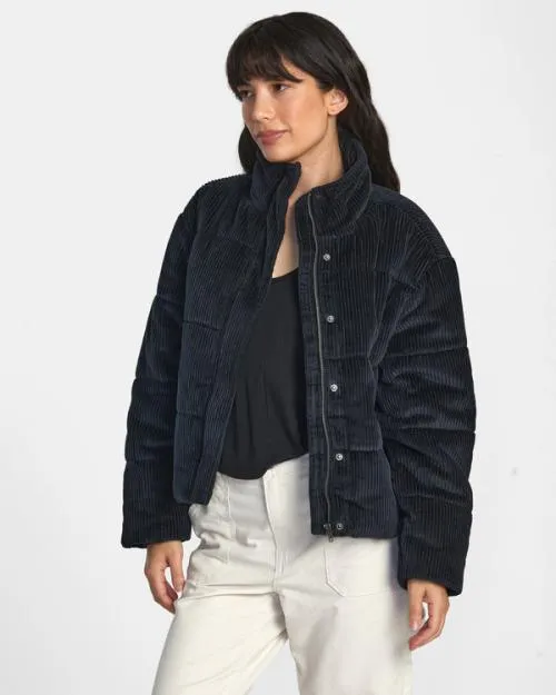 Rvca Eezeh Puffer JACKET Rvca Black Women Jackets