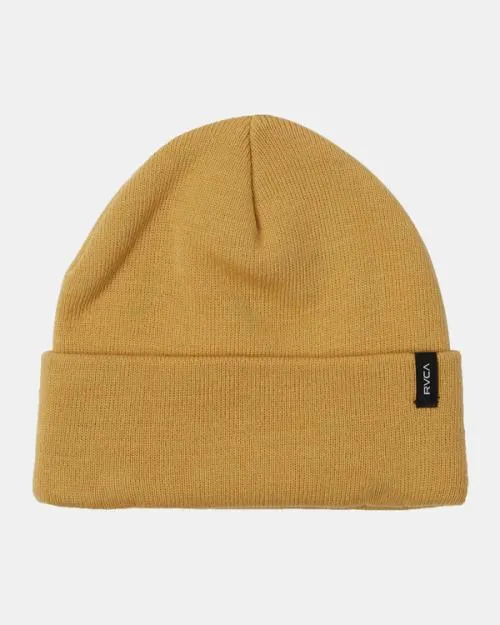 Rvca Essential Beanie Tan Women Hats