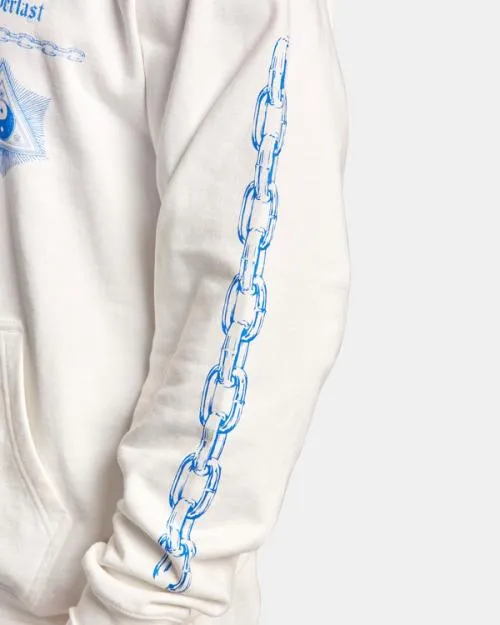 Rvca Everlast X Benjamin Jeanjean Hoodie Off White SportMen Hoodies and Sweatshirts