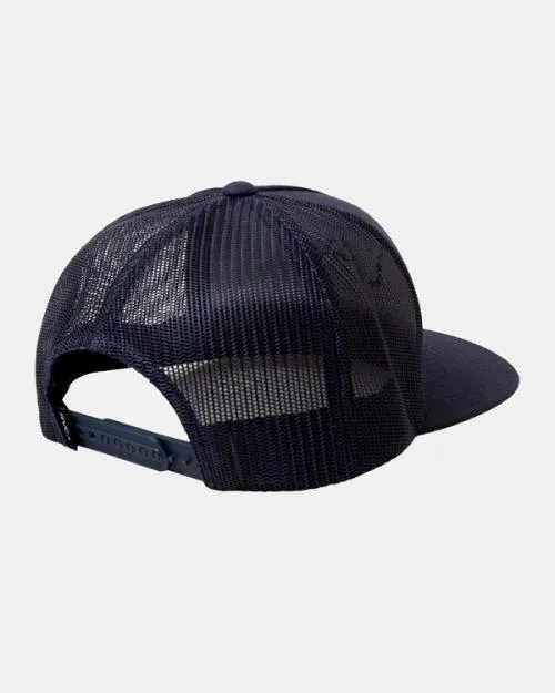 Rvca Hawaii Legend And Mana Snapback Hat Moody Blue Men Hats and Beanies